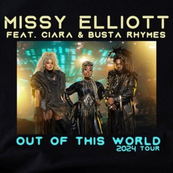 Missy Elliott Tour 2024 Feat Ciara Busta Concert Shirt Rap Music Fan Gift Tee 05 - Picture 2 of 5